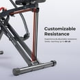 thumbnail image 2 of Sunny Health & Fitness Duo Motion Row and Squat Assist Multi-Functional Workout Trainer with Adjustable Resistance, Easy Setup & Foldable, Glute & Leg Exercise Machine - SF-A022070, 2 of 6