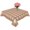 Brown, Beige, Tan, variant on Khaki Checkered Table Cloth Waterproof Tablecloths, Farmhouse Plaid Buffalo Elegant Tablecloth Dining Table Cover for Kitchen Party Tabletop Outdoor, Rectangle Tablecloth 52x70 Inch