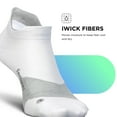 thumbnail image 6 of Feetures Elite Ultra Light Cushion Ankle Socks - Sport Sock with Targeted Compression - New White, S (1 Pair), 6 of 8