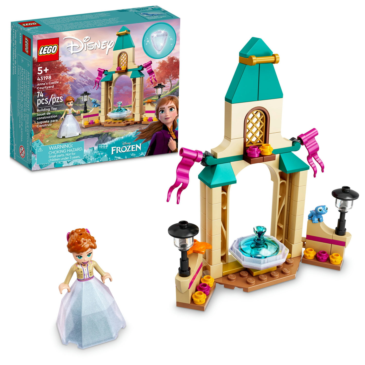 Diamond Block Mini Frozen Princess Parent-child Game Building Block Children Toy 
