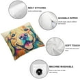 thumbnail image 4 of COMIO  Cute Pet Golden Retriever Dog Pattern Throw Pillow Covers Car Sofa Cushion Cover Pillowcases Home Decor 2pc, 4 of 6