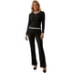 thumbnail image 1 of Conjunto 2 Piezas Blusa de Manga Larga y Pantalón Recto, Elegancia Casual y Comodidad Total Look Chic para Mujer, 1 of 5