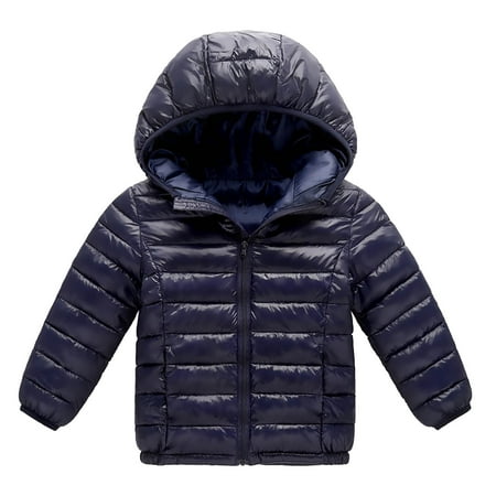 

Fall Winter Savings Clearance! 2024 Agkizg Toddler Baby s Coats Baby Girl s Long Sleeve Coats Children s Warm Turndown Neck Jacket Hoodie Outerwear Blue 150