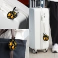 thumbnail image 6 of Thanksgiving Pear 2pcs PU Leather Round Bag Tags Suitcase Handbag Tags with Privacy Cover and Name ID Tag for Travel Luggage, Handbags, Backpacks, School Bags, 6 of 6
