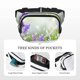 thumbnail image 5 of Disketp Purple Butterfly On Wild Riñonera de Doble Capa, Bolsa de Cintura Ajustable para Viajes, Correr y Senderismo, Riñonera Ligera para Hombre y Mujer, 5 of 9
