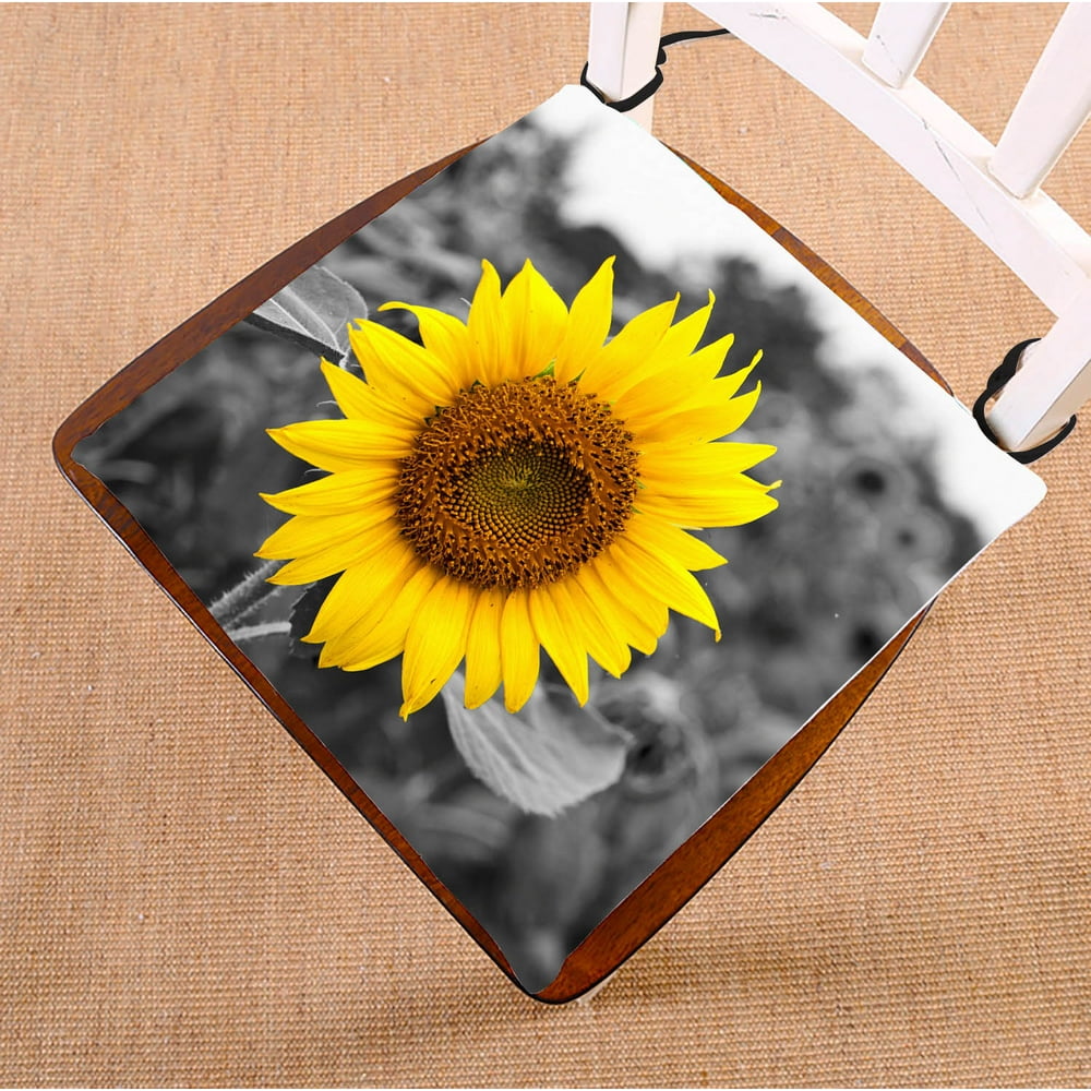 YKCG Sunflower Artwork Seat Cushion Chair Cushion Floor Cushion Twin