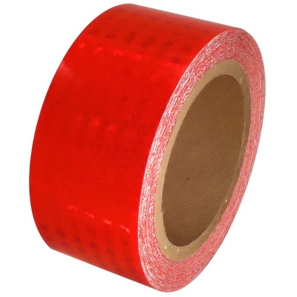 Reflective High Intensity Red Tape 2" x 10 ft 
