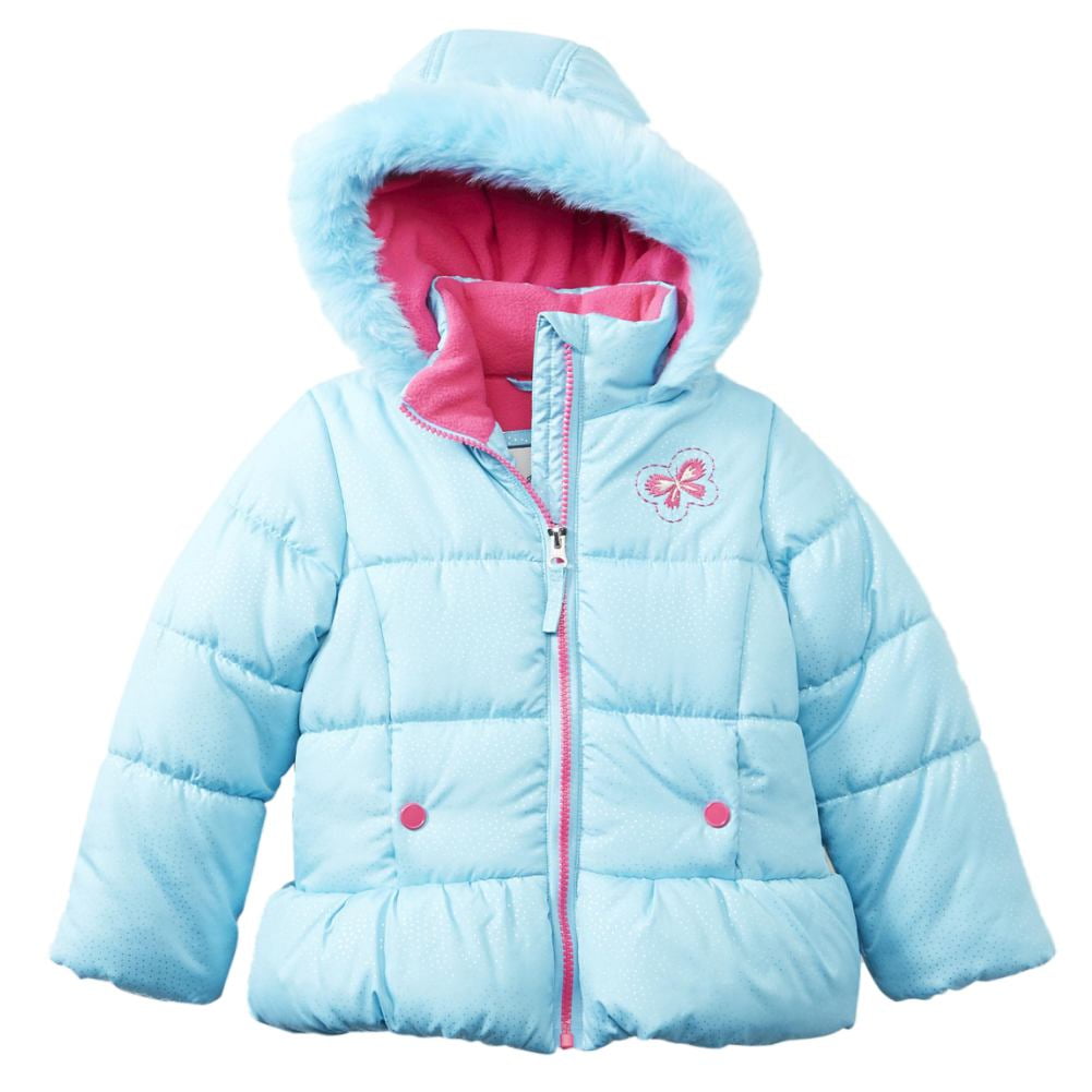 girls blue winter coat