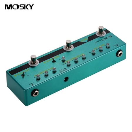 Pedale Multieffetto Mosky 5 In 1 Per Chitarra - Distorsione, Overdrive, Riverbero, Delay E Loop - Foto 6