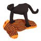 thumbnail image 3 of Camisa de Halloween para mascotas, disfraz divertido y cálido para perro y gato con gato negro para fiesta diaria, 3 of 5