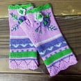 thumbnail image 3 of Guantes de punto Qarigey para mujer sin dedos color verde, 3 of 6