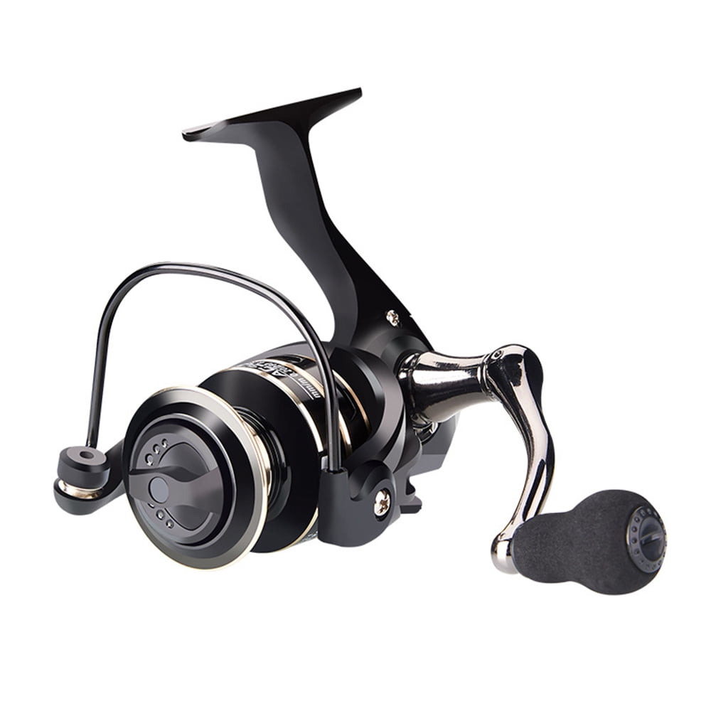 Metal Mini Spinning Fishing Reels 12+1 BB 5.2:1 Saltwater Freshwater Wheel Gear 