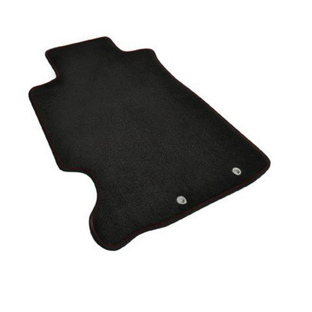 Red Stitches Floor Mat For 02 To 06 Acura Rsx 44 Black 2 X 22 X 33 In Walmart Com Walmart Com