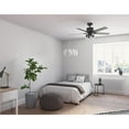 thumbnail image 4 of Hunter 52 inch Indoor Ceiling Fan with LED Lights and Remote Control - Black Smart Ceiling Fan, Standard Mount, 5 Blades, For Bedroom, Living Room, or Kitchen, Quiet - Techne 52311, Matte Black, 4 of 20