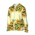 thumbnail image 2 of Sigee Sunflowers On A Yellow Background Print UPF50+ Men's Sun Protection Hoodie Shirt SPF UV Shirt Long Sleeve Fishing Outdoor Lightweight, S-3XL, 2 of 9