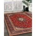 thumbnail image 2 of Ahgly Company Indoor Rectangle Traditional Copper Red Pink Persian Area Rugs, 2' x 5', 2 of 6