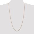 thumbnail image 2 of 14k Rose Gold 30 Inch 1.8mm Man Made Rope Chain Necklace Pendant Charm   For Dad Mens  For Him, 2 of 9