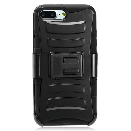 insten advanced armor dual layer hybrid stand holster clip for apple iphone 7 plus black insten advanced armor dual layer hybrid stand holster clip for apple iphone 7 plus black