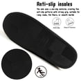 thumbnail image 5 of CHICVOMEY Fuzzy Slippers for Women Men Closed Back House Shoes Indoor and Outdoor Mules Memory Foam Slippers, 5 of 9