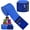 Blue, variant on Boxing Hand Wraps for MMA Kickboxing Wrist Wraps Professional Adult 180" Semi-Elastic Martial Arts Inner Gloves Heavy Bag Handwraps Muay Thai Thumb Straps