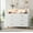 White, variant on Zzistar 6 Drawer Dresser with Charging Station and Storage Shelf, Wooden Dresser with 5 Metal Legs