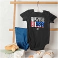 thumbnail image 4 of Dont Mess With Best US Navy Flag Romper Boys or Girls Infant Baby Brisco Brands 12M, 4 of 6