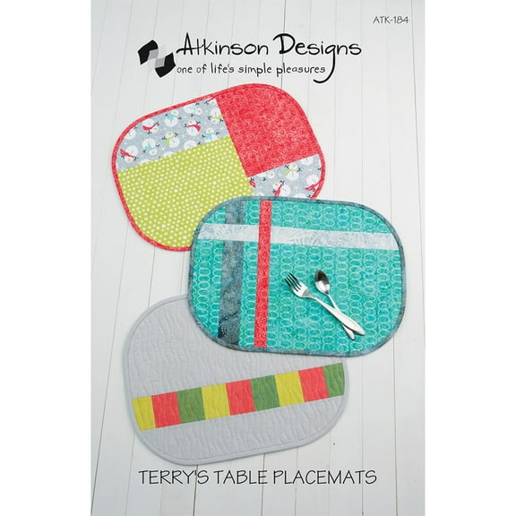 Atkinson Design Terry's Table Placemats Ptrn