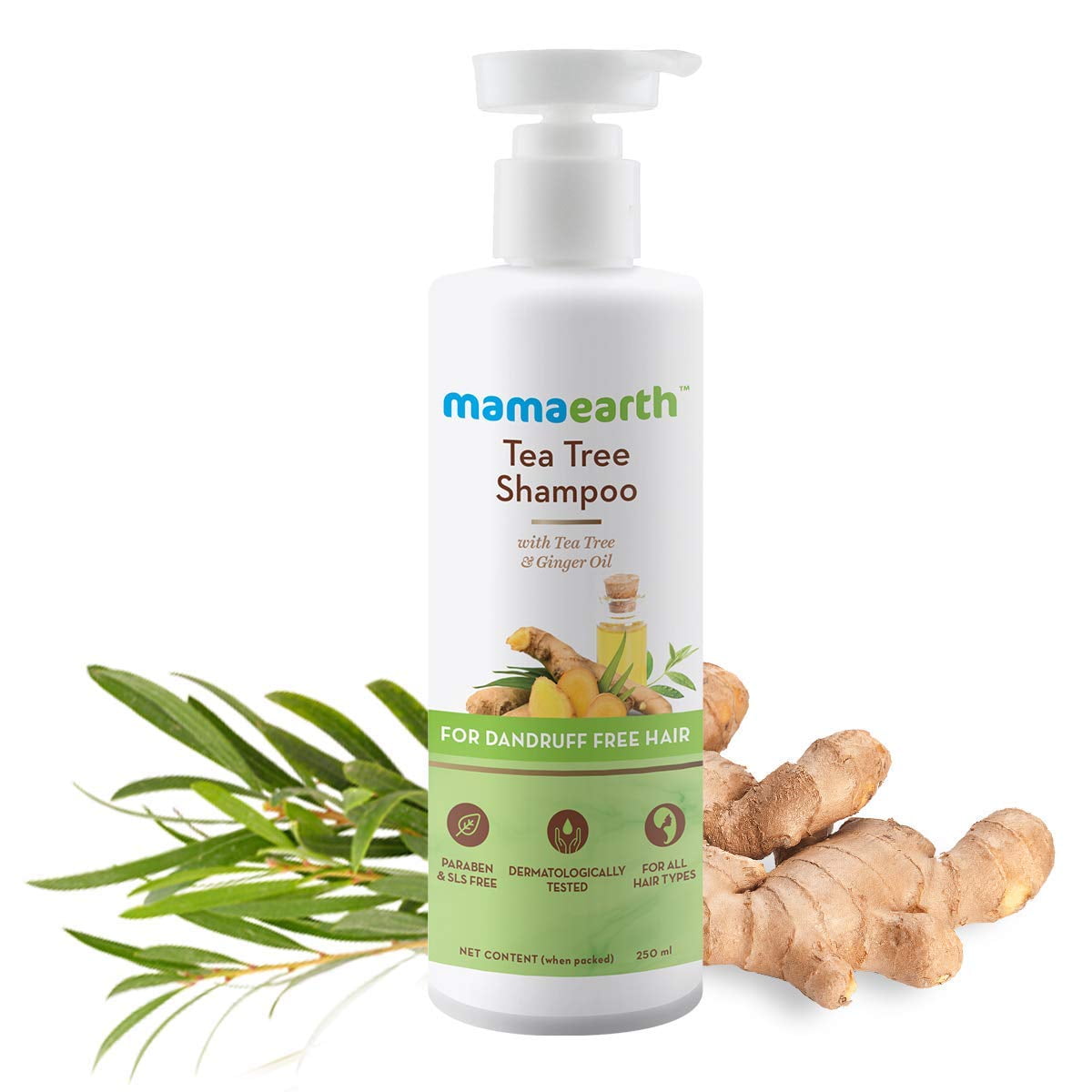 Mamaearth Tea Tree Anti Dandruff Shampoo with Tea Tree and Oil - - Walmart.com