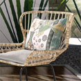 thumbnail image 2 of Amrita Sen Designs  26 x 26 in. Love Your Vase Peacock Broadcloth Indoor & Outdoor Zippered Pillow - Multi Color, 2 of 4
