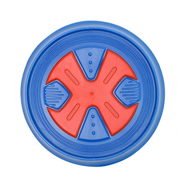 Methold Juguete para masticar mascotas elasticidad TPR entretenimiento juego interactivo animales entrenamiento juguetes suministro para el patio de la Suministros para perros disco volador Methold PT003917-03B