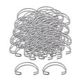 thumbnail image 1 of 100 ganchos de alambre de acero para puertas de jaulas, ideales para equipos de cría, accesorios para jaulas de pollos y , ganchos colgantes para 45 mm, 1 of 8