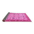 thumbnail image 2 of Ahgly Company Indoor Round Oriental Pink Traditional Area Rugs, 6' Round, 2 of 4
