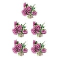 thumbnail image 1 of Guardoinrt Wide Application Artificial Flowers Add Beauty To Any Setting Long-lasting Durability Cloth Artificial Flowers cameo brown 5Set, 1 of 6