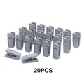thumbnail image 3 of Cateissary Clips para perchas de pantalones, prácticos para la apariencia de moda, perchas para ropa, Clips, pinzas para ropa gris, 3 of 6