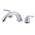 thumbnail image 2 of Kingston Brass KC361 8 Inch -18 Inch Widespread Roman Tub Filler - Polished Chrome, 2 of 2