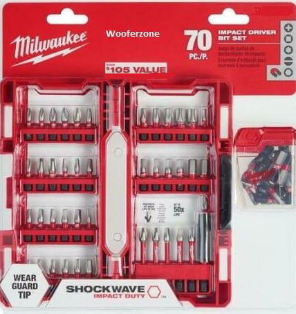 Details about   Milwaukee Shockwave Impact Titanium Drill Bit Set — BRAND NEW! 23-piece 