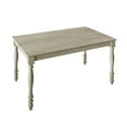 thumbnail image 4 of Home Design Lily Rectangular Dining Table, Antique Gray Finish, Turned Legs, Modern Classic Style, Durable Construction, Easy Assembly, Perfect Dining Room Table, 4 of 5