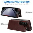 thumbnail image 4 of ETFAST Wallet Leather Phone Case For Samsung Galaxy Z Fold 6 Fold5 Fold4 Fold3 Multi Card Zipper Phone case, 4 of 9