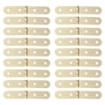 thumbnail image 1 of MasteelfCA 40Pcs Small Solid Iron Hinges with Screws for Jewelry Chest Wood Box Case, 1 of 7