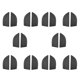 thumbnail image 1 of 20X Ajuste Exterior de la Puerta Trasera Trasera del Coche para Accent 2006-2009 838301E000 838401E000, 1 of 9