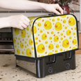 thumbnail image 2 of Toaster Covers 2 Slice, Classic Cute Duck Waterproof Bread Machine Cover Fits for Standard 2 Slice Toasters, Home Decor Toaster Protection with Hanging Rope, 2 of 7