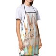 thumbnail image 3 of Zufioo Happy Easter for Lock Hem Apron with Pockets, Stain and Oil Proof Tie-down Apron for Cooking Barbecue Restaurant, Unisex-One Size, 3 of 9