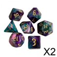 thumbnail image 1 of Juegos Familiares De Dados Poliédricos Pintados 2x7x Para Familias De Juegos De Cartas RPG H, 1 of 10