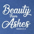 thumbnail image 5 of Wild Bobby Beauty From Ashes Isaiah 61:3 Inspirational/Christian Men Premium Tri Blend Tee, Vintage Royal, Small, 5 of 5