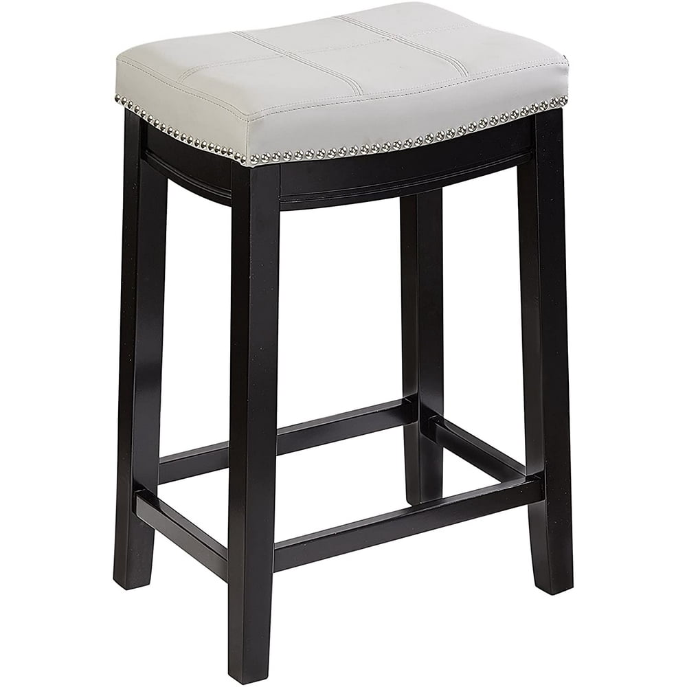 Linon Home Décor Kingston Gray Counter Stool - Walmart.com - Walmart.com