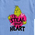 thumbnail image 2 of The Grinch - I'd Steal Your Heart - Men's Short Sleeve Graphic T-Shirt, 2 of 5