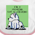 thumbnail image 4 of Inktastic Cool Belly Westie Boys or Girls Baby Bib, 4 of 4