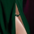 thumbnail image 4 of JSGEK Women Slit Spaghetti Strap Chemise Dress with Matching Thong Sheer Fabric Lingerie Set for Bedroom Wear Green L, 4 of 6