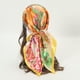 thumbnail image 4 of 2022 Nueva diadema de seda chal de satén bufanda cuadrada para mujeres pañuelo de cuello de aceites bandas para el cabello femeninas pañuelo estampado hijab envolturas bandana, 4 of 5