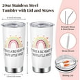thumbnail image 2 of Difference Maker Gifts for Women, 20 Oz Coffee Tumbler with Lid and Straw, Appreciation Gifts for Teachers Coworkers, Thank You Gift for Boss Leader Employee, 20 Oz Stainless Steel Tumbler, 2 of 6